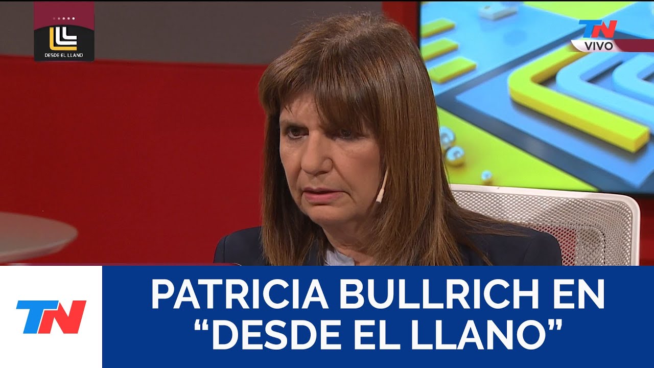 "La mano dura es del que mata" Patricia Bullrich, ministra de Seguridad