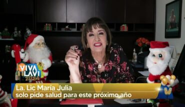 Video: Los deseos de Año Nuevo de la Lic. María Julia | Vivalavi