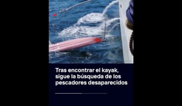 Video: Tras encontrar el kayak, sigue la búsqueda de los pescadores desaparecidos en Mar del Plata