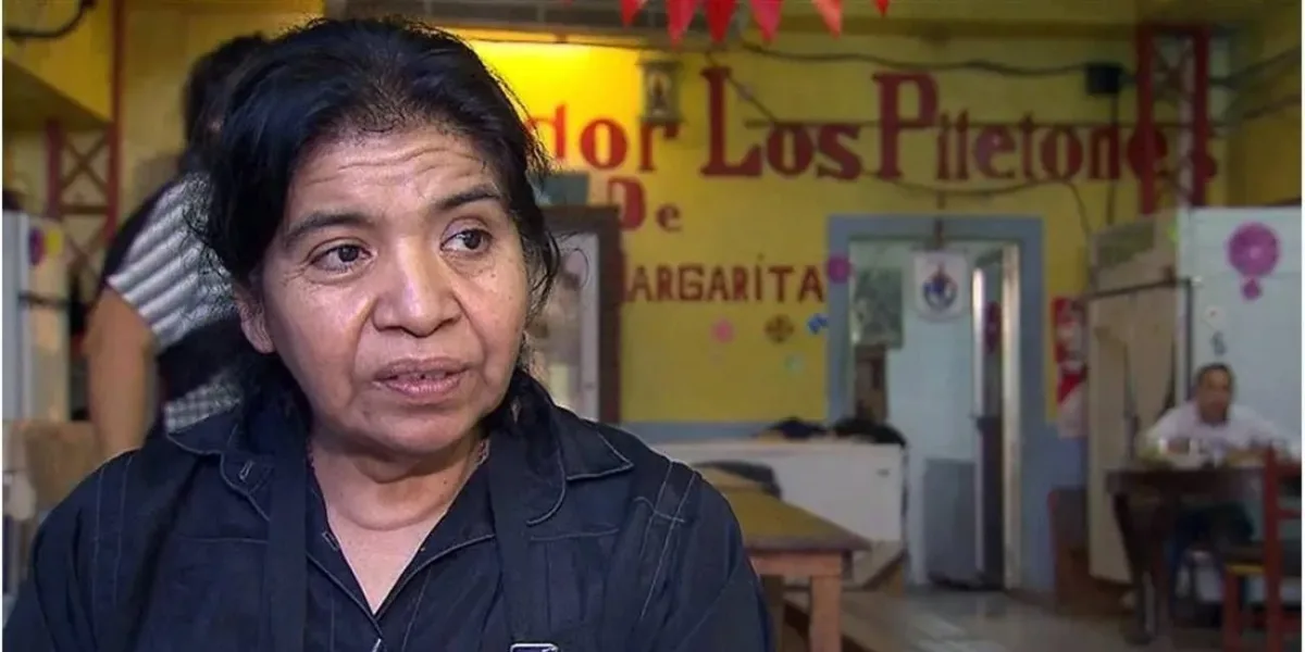 Margarita Barrientos confirmed that the government does not deliver food