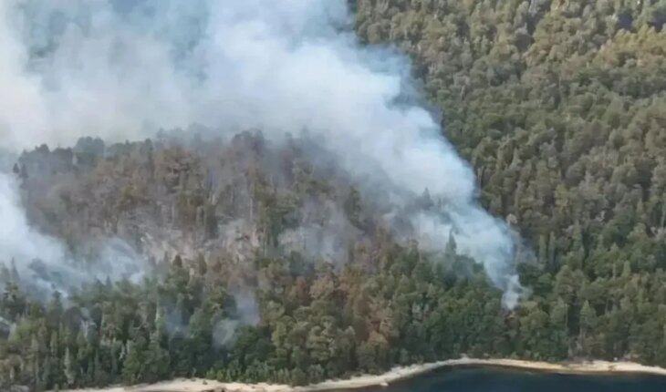 Persiste la lucha contra el fuego en el Parque Nacional Nahuel Huapi