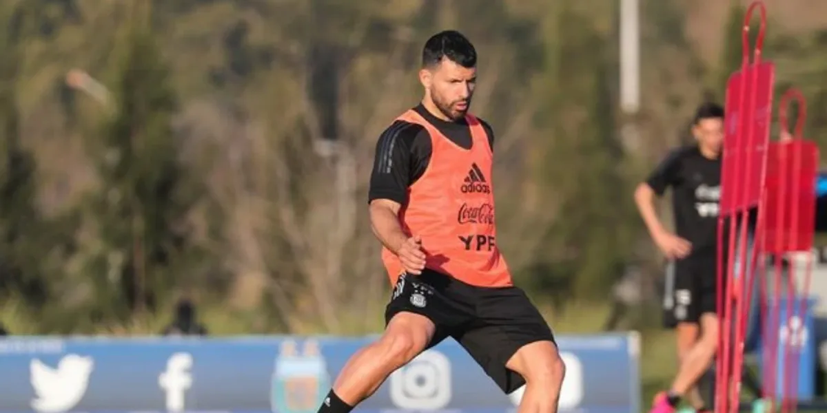 Sergio "Kun" Agüero desmintió la posibilidad de entrenar con Independiente