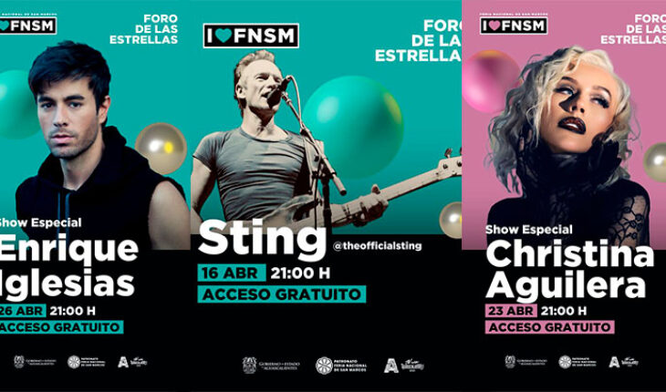 Sting, Christina Aguilera and Enrique Iglesias will perform at Feria de San Marcos – MonitorExpresso.com
