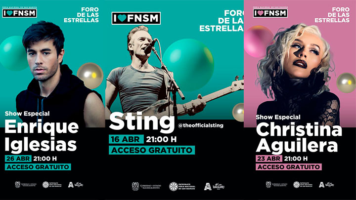 Sting, Christina Aguilera and Enrique Iglesias will perform at Feria de San Marcos – MonitorExpresso.com