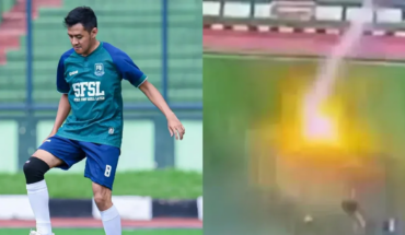 Tragedia en Indonesia: un futbolista murió tras ser alcanzado por un rayo