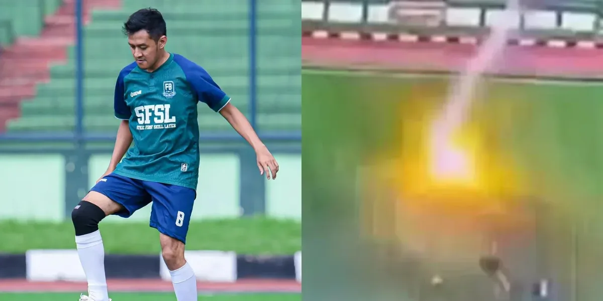 Tragedia en Indonesia: un futbolista murió tras ser alcanzado por un rayo