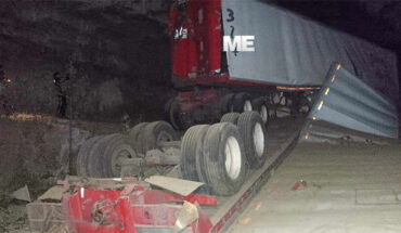 Truck driver goes into a ravine and dies of a crush – MonitorExpresso.com