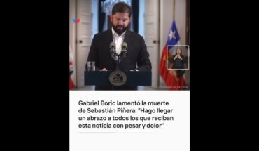 Video: El actual presidente de Chile declaró tres días de duelo por la muerte de Sebastián Piñera I #Shorts