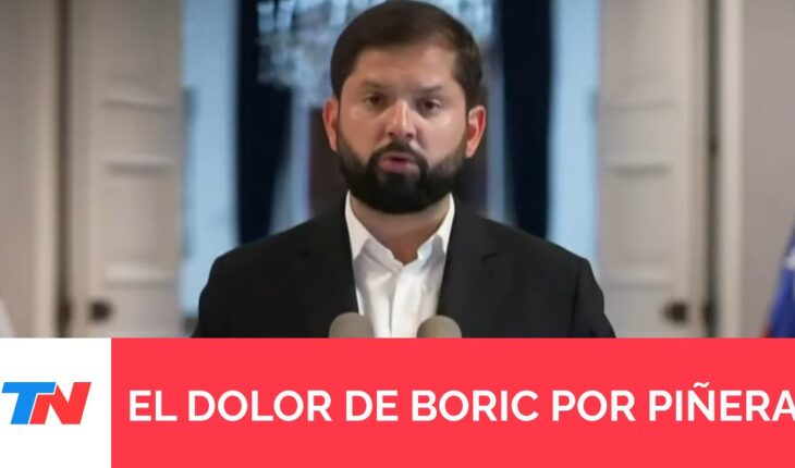 Video: MURIÓ SEBASTIÁN PIÑERA: Gabriel Boric lamentó la muerte del exmandatario de Chile