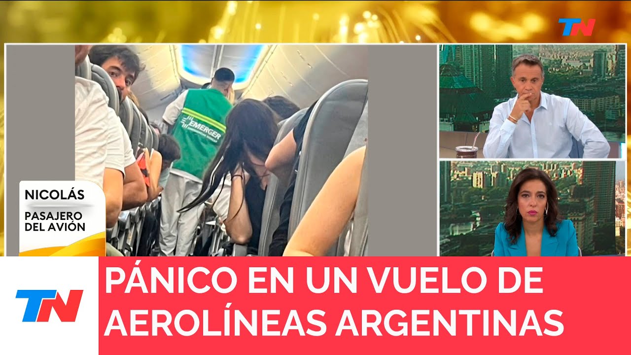 Pánico en un vuelo de Aerolíneas Argentinas aterrizó de emergencia por problemas técnicos