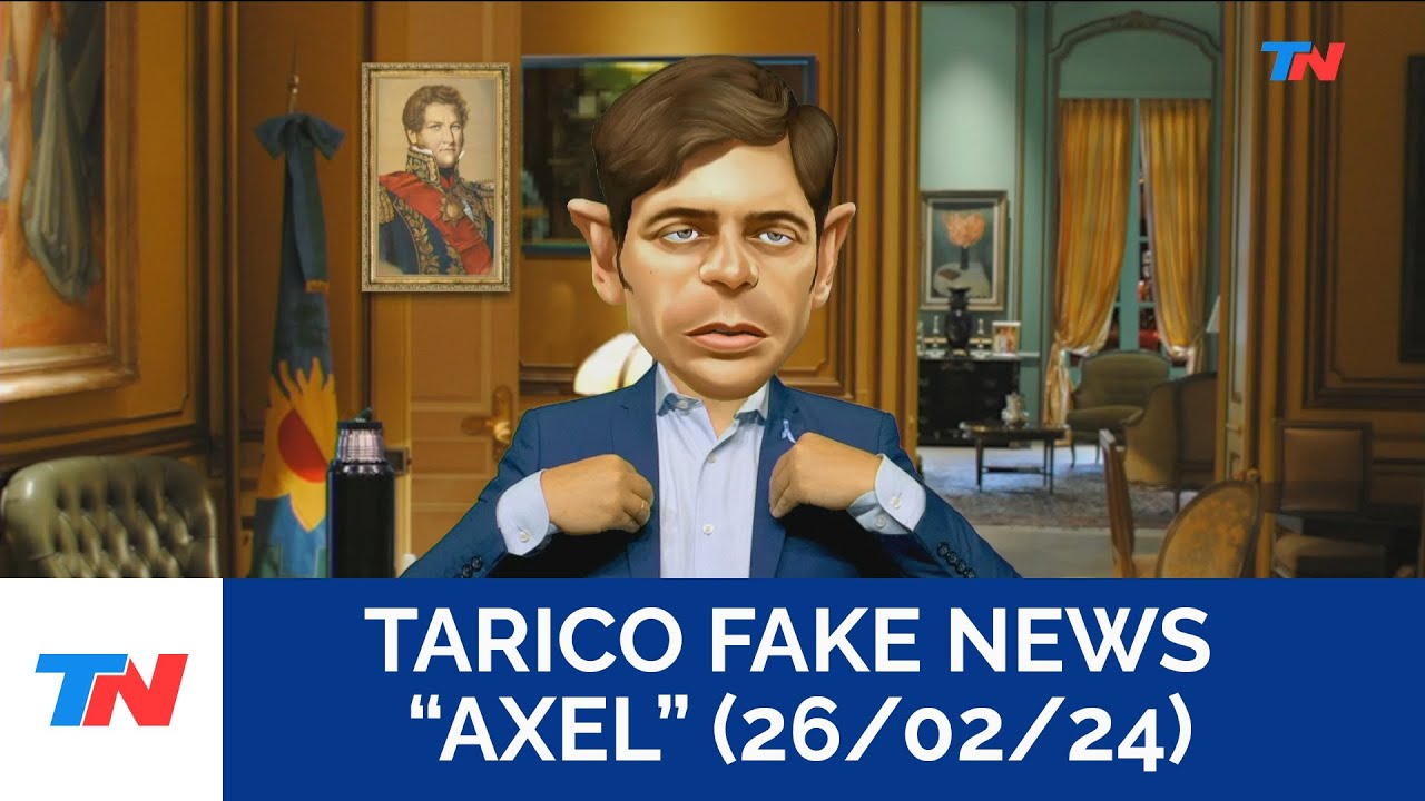 TARICO FAKE NEWS: “AXEL KICILLOF” en "Sólo una vuelta más" (26/02/24)