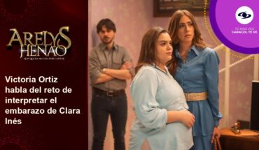 Video: Victoria Ortiz relata cómo fue interpretar el embarazo de Clara Inés: “no podía respirar”