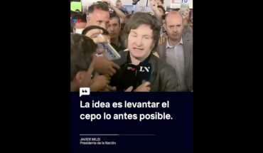 Video: “La idea es levantar el cepo lo antes posible”, Javier Milei presidente de la Nación