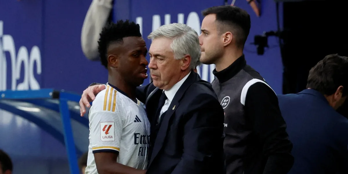 Ancelotti defended Vinicius and crossed Chilavert: "They talk to give air to the mouth without knowing"