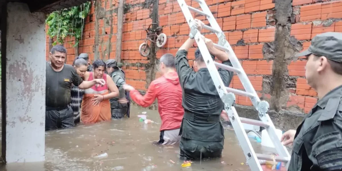 Catástrofe natural en Corrientes: llueven más de 300 milímetros en cuatro horas
