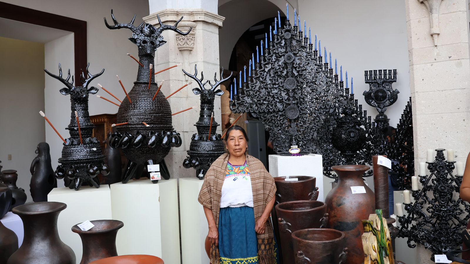 Con un candelabro de 25 velas Esperanza Ceja ganó en Concurso Artesanal de Uruapan – MonitorExpresso.com