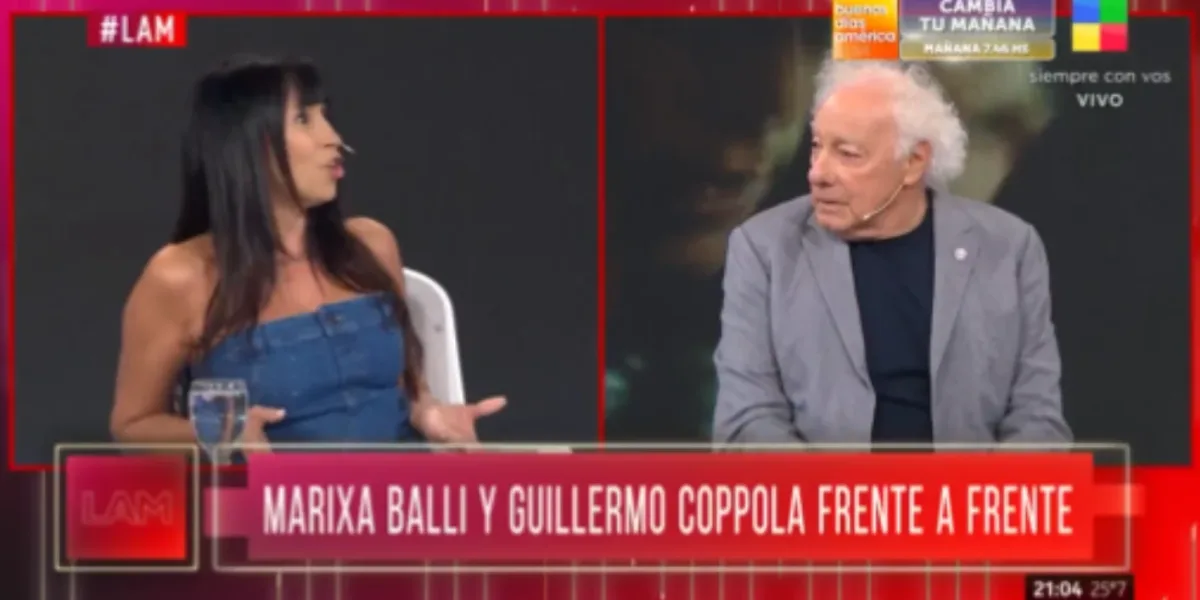 El enfrentamiento entre Marixa Balli y Guillermo Coppola: "¡Me estás tratando de loca!"