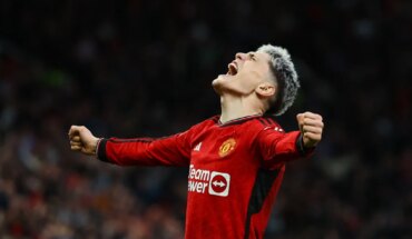 Garnacho brilló en el triunfo del United ante Liverpool por FA Cup