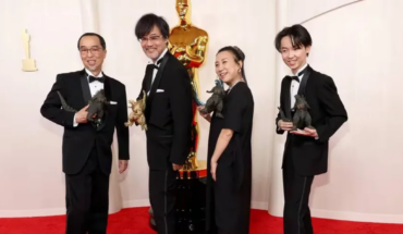 “Godzilla” ganó su primer Oscar en 70 años y fue festejada hasta por Guillermo del Toro