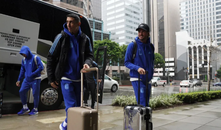 La Selección Argentina ya está en Los Ángeles para afrontar el segundo amistoso