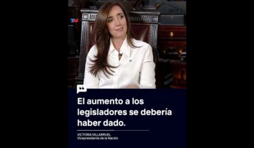 Video: “El aumento a los legisladores se debería haber dado”, Victoria Villarruel en ¿La Ves?