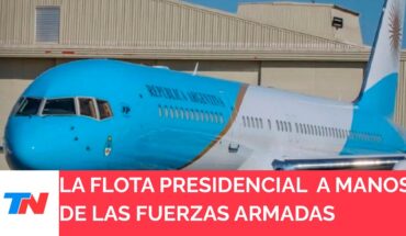 Video: Javier Milei transferirá la flota de aviones presidenciales a las Fuerzas Armadas