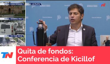 Video: Kicillof a la Justicia por la quita de fondos:“El Presidente se roba los recursos de las provincias”