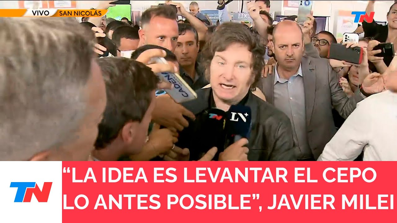 "La idea es levantar el cepo lo antes posible", Javier Milei presidente de la Nación