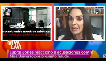 Video: Lupita Jones reacciona a supuesto fraude en Miss Universo | Vivalavi
