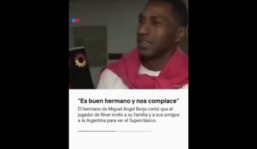 Video: River: el hermano de Borja contó que el jugador invitó a su familia a ver el Superclásico