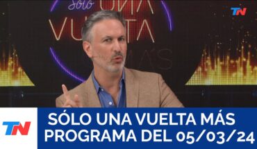 Video: SÓLO UNA VUELTA MÁS (Programa completo del 05/03/2024)