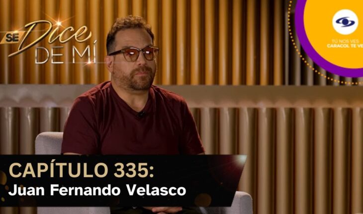 Video: Se Dice De Mí | Juan Fernando Velasco, el músico le temía al fracaso