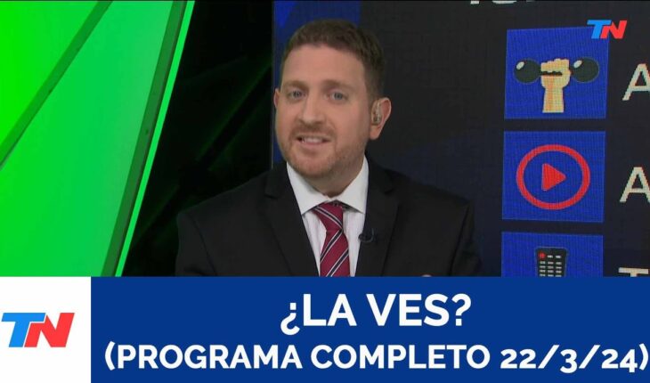 Video: ¿La Ves? I Programa Completo Viernes 22/3/24