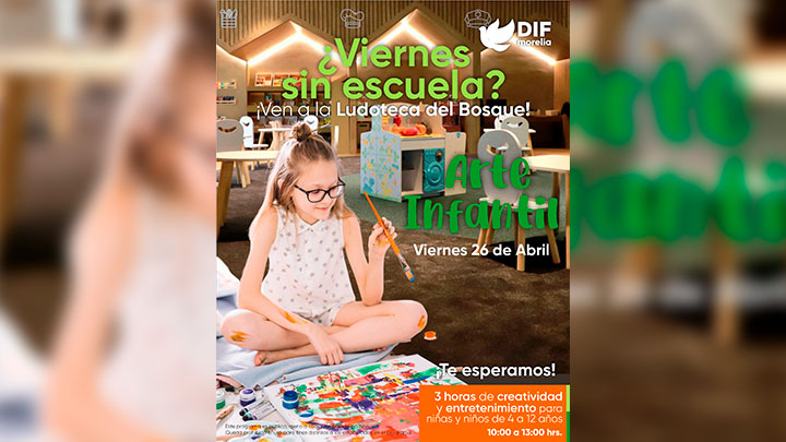 DIF Morelia invites you to the Children's Art workshop this "Technical Council Friday" – MonitorExpresso.com
