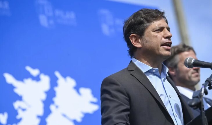Kicillof criticised Milei at the Falklands event for “having Margaret Thatcher as an idol”