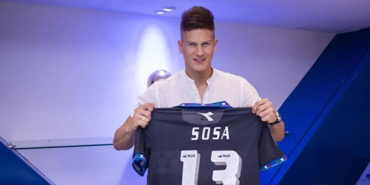 Sebastián Sosa issued a brief statement after terminating his contract with Vélez