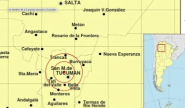 Un sismo de 3,5 grados sacudió Tucumán