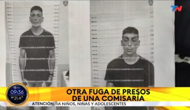 Video: CABA, otra fuga de presos: el método de dos detenidos para escapar de una comisaría de Villa Urquiza