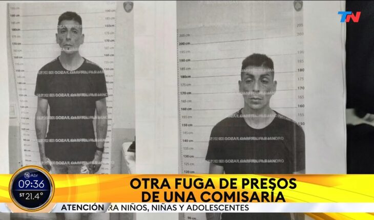 Video: CABA, otra fuga de presos: el método de dos detenidos para escapar de una comisaría de Villa Urquiza