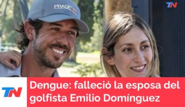 Video: Dengue: falleció la esposa del golfista argentino Emilio Domínguez