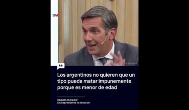 Video: “Los argentinos no quieren un tipo que pueda matar impunemente porque es menor de edad” Ruckauf