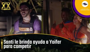 Video: Santi sale al rescate de Yoifer al enterarse de que tiene un problema para competir | Desafío XX