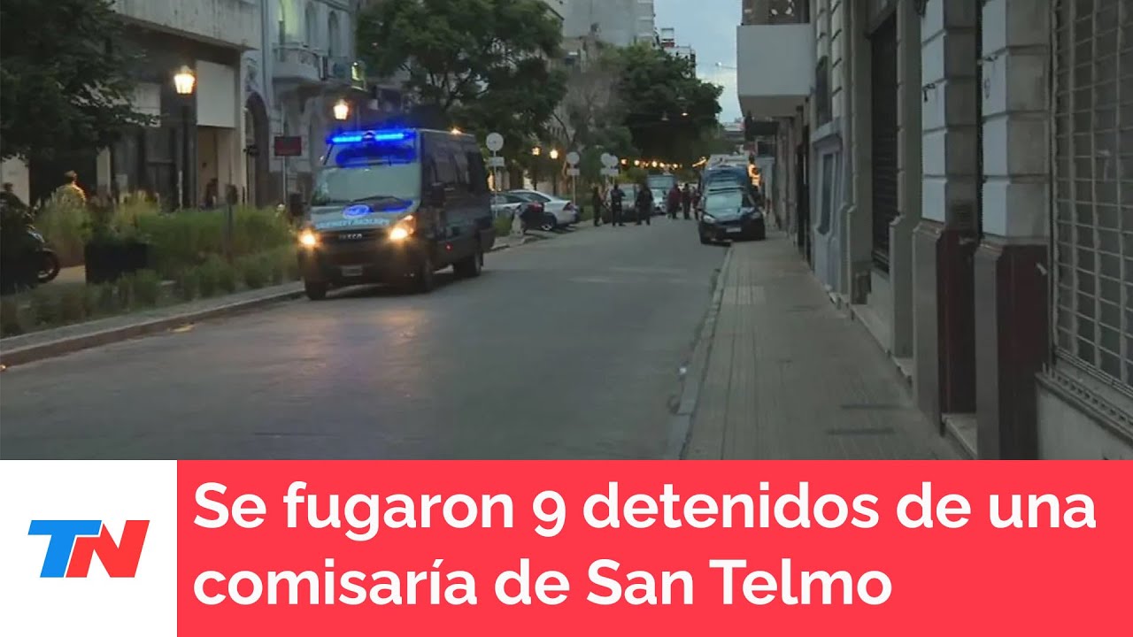 Se fugaron nueve detenidos de una comisaría de San Telmo: recapturaron a dos