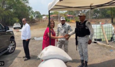 Xóchitl Gálvez se detiene en un retén para saludar a elementos de la Guardia Nacional. – MonitorExpresso.com