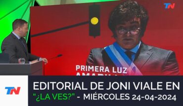 Video: EDITORIAL DE JONI VIALE: “PRIMERA LUZ AMARILLA” I ¿LA VES? (24/04/24)