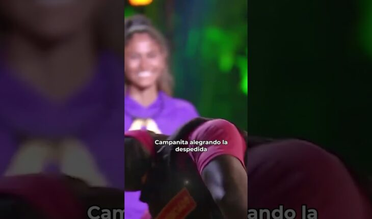Video: Campanita alegró su despedida con baile