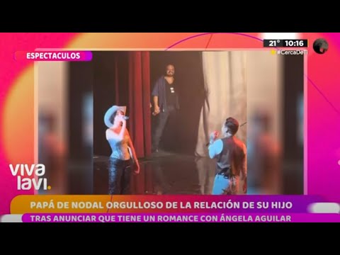 Captan reacción del papá de Nodal al verlo con Ángela Aguilar | Vivalavi MX