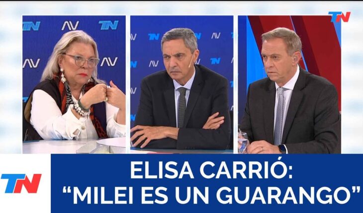 Video: Elisa Carrió: “Milei es un guarango”