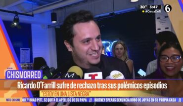 Video: Ricardo O’Farril es rechazado tras la polémica | El Chismorreo
