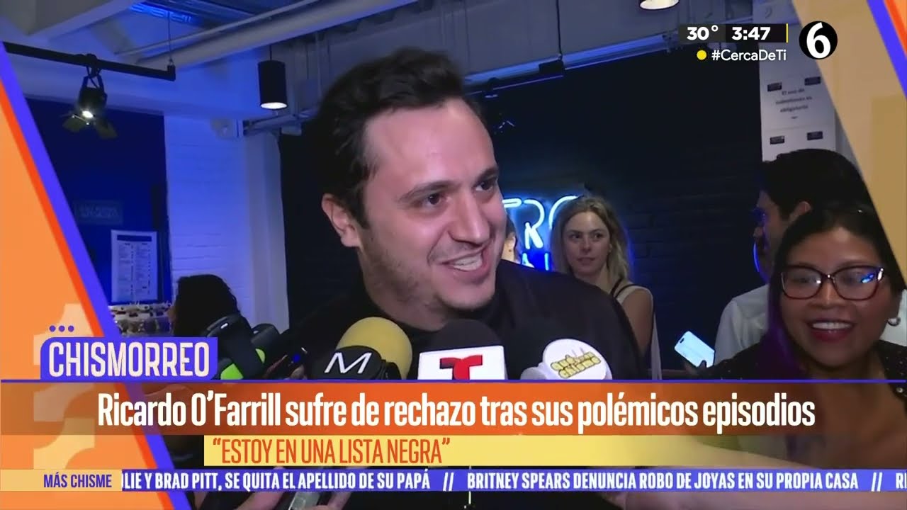 Ricardo O’Farril es rechazado tras la polémica | El Chismorreo